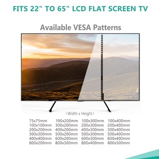 Foto 7 | Soporte De Tv Wali Universal Para Televisores Con Pantalla Plana Lcd De 55 Pulgadas - Venta Internacional.