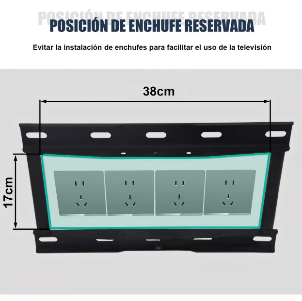 Foto 4 pulgar | Soporte Xtellar Para Tv (42-80 In)  Brazo Largo Con Enchufe - Versatilidad Y Funcionalidad Para Tu Entretenimiento