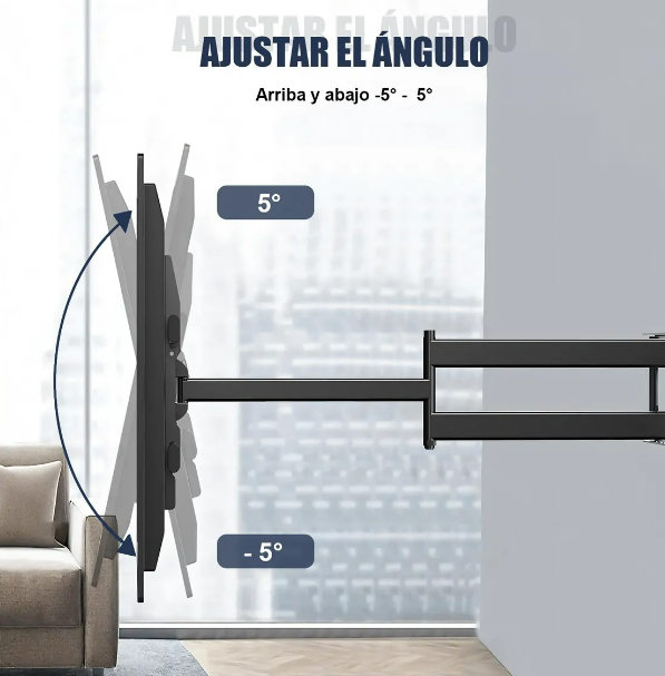 Foto 5 pulgar | Soporte Xtellar Para Tv (42-80 In)  Brazo Largo Con Enchufe - Versatilidad Y Funcionalidad Para Tu Entretenimiento