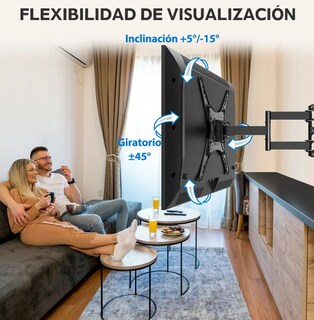 Foto 3 | Soporte De Pared Xtellar Para Televisores De 26'' A 55'' Diseño Premium En Negro