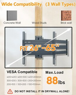 Foto 3 | Xtellar Premium Soporte De Pantallas Tv Y Monitores De 26-65 Pulgadas
