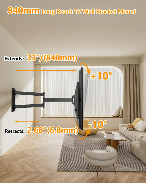 Foto 5 pulgar | Xtellar Premium Soporte De Pantallas Tv Y Monitores De 26-65 Pulgadas
