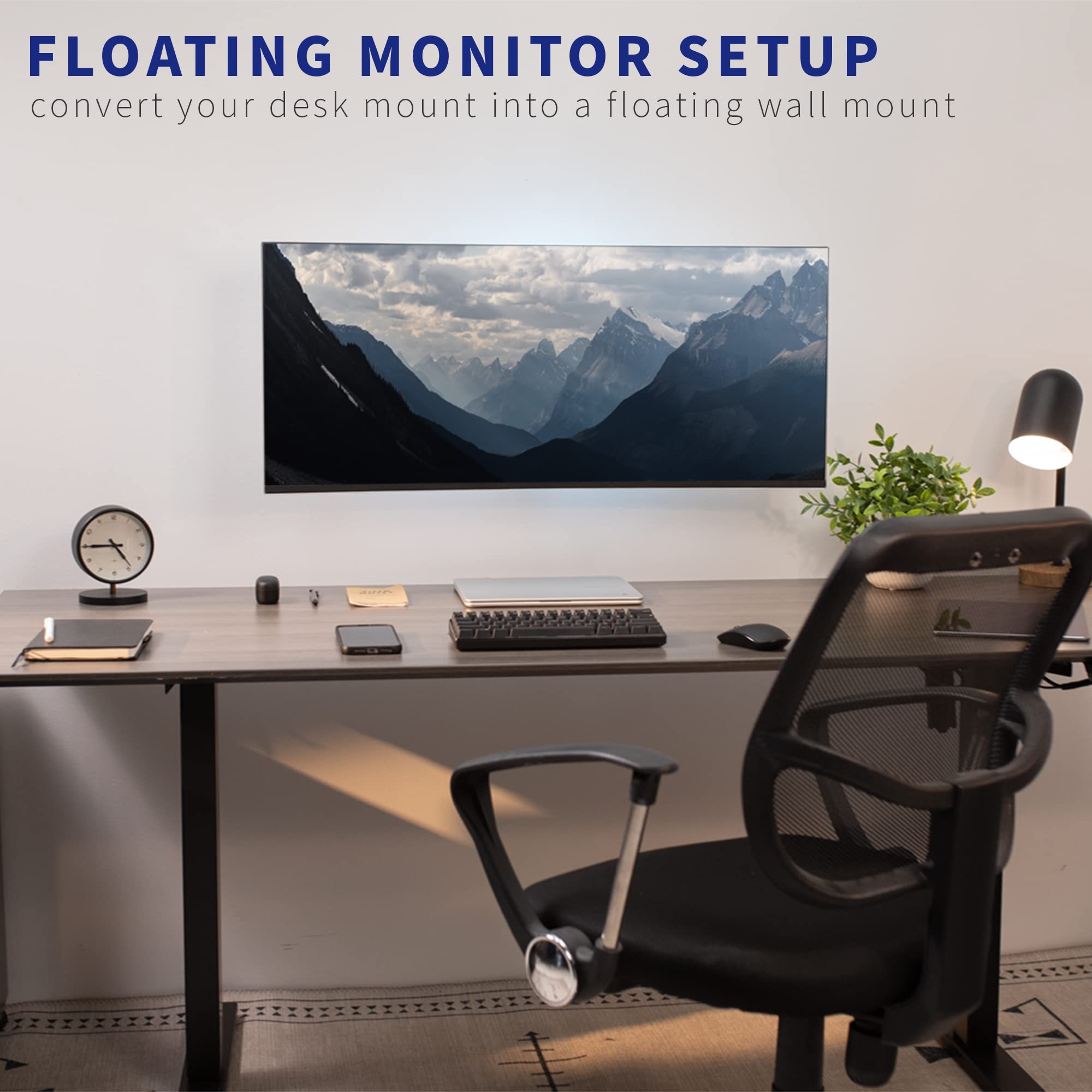 Foto 5 pulgar | Soporte De Poste De Conversión Para Montaje En Pared Vivo Mount-wcb01 Negro - Venta Internacional.