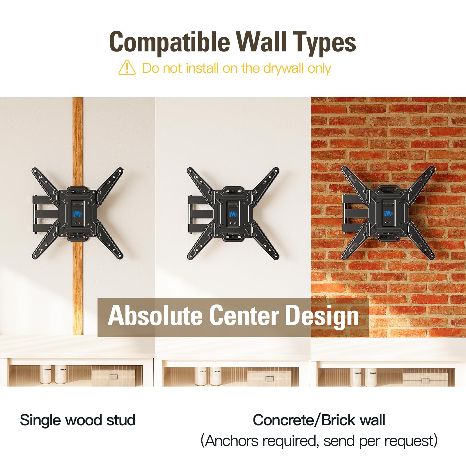 Foto 8 pulgar | Soporte De Pared Para Tv Mounting Dream Md2393-mx 26-55 Pulgadas - Venta Internacional.