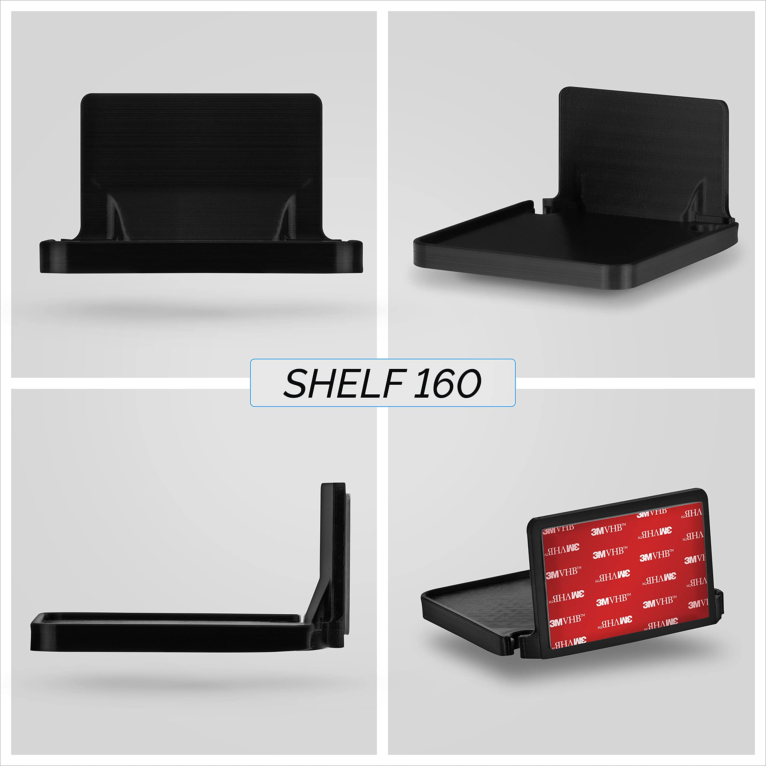 Foto 7 | Estante De Pared Brainwavz Para Cámaras De Seguridad Y Más (negro) - Venta Internacional.