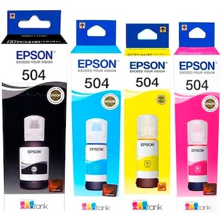Foto 1 | Tintas para Impresora Epson T504 4 Piezas