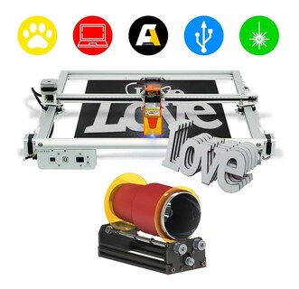 Foto 1 | Aufero 2 + Eje Rotativo Av Ortur Máquina Láser 3d Cnc
