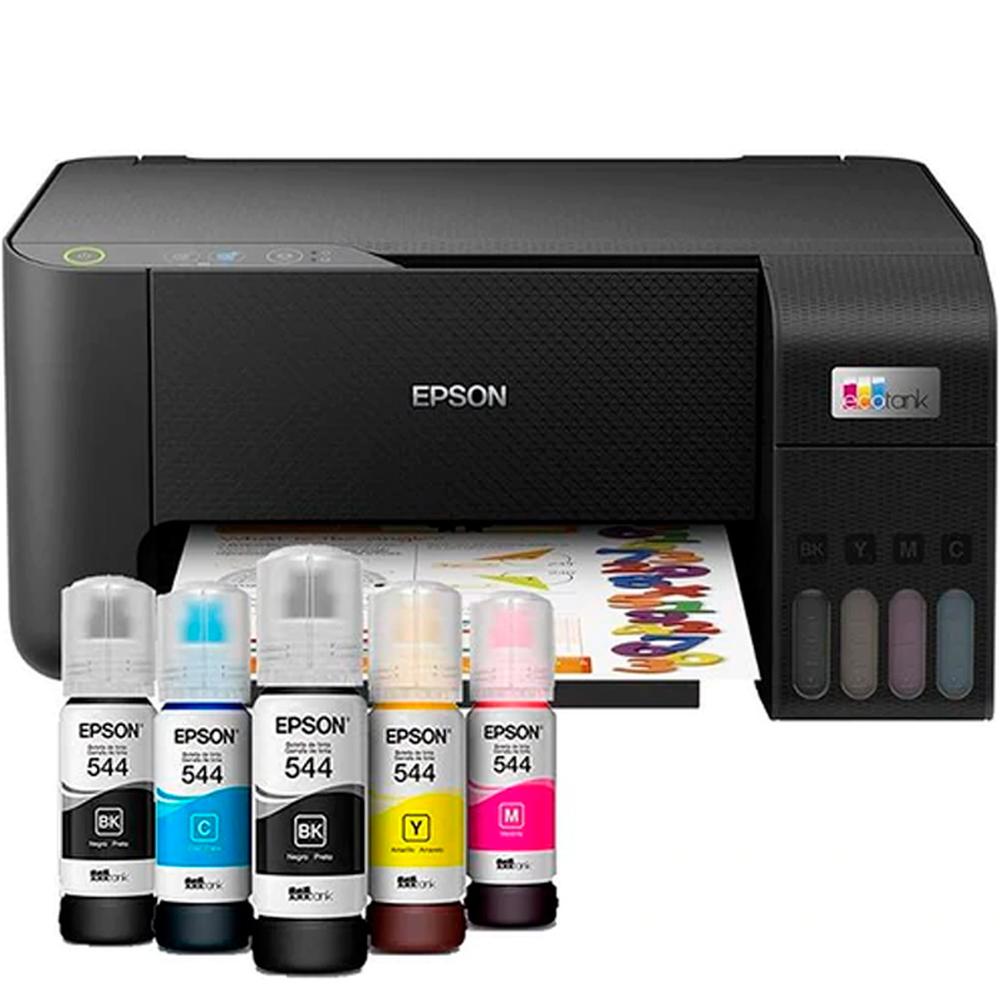 Foto 2 pulgar | Impresora Epson L1210 Ecotank Color Negro Tinta Continua 5 Tintas T544