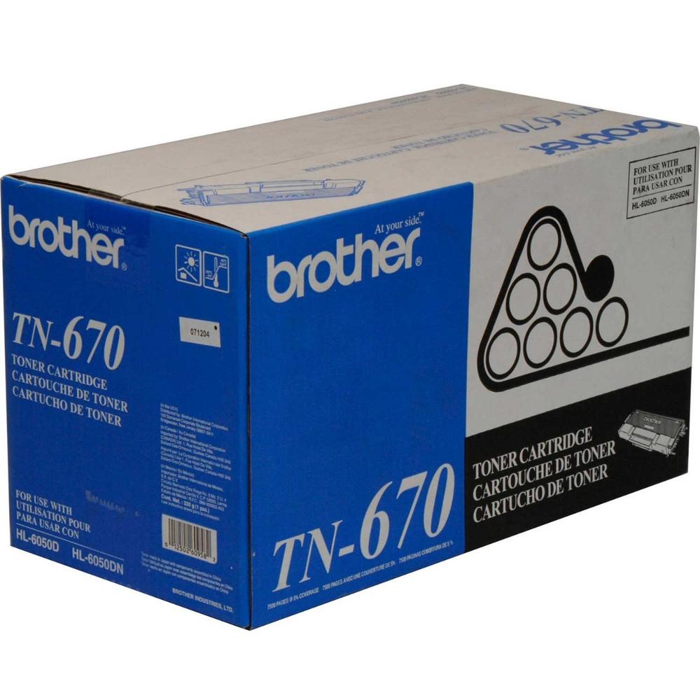 Foto 4 pulgar | Toner Brother Tn670 Negro 7500 Paginas Hl6050 Color Negro