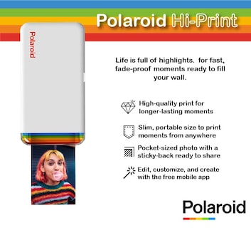 Foto 3 | Impresora Fotográfica De Bolsillo Polaroid Hi-print De Segunda Generación, Blanca - Venta Internacional.