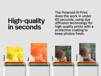 Foto 3 | Cartucho De Papel Fotográfico Polaroid Hi-print 2x3 - 60 Fotos - Venta Internacional.