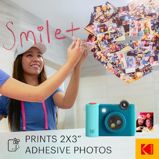 Foto 5 | Cámara Digital Inalámbrica De Impresión Instantánea Kodak Smile+ Blue - Venta Internacional.