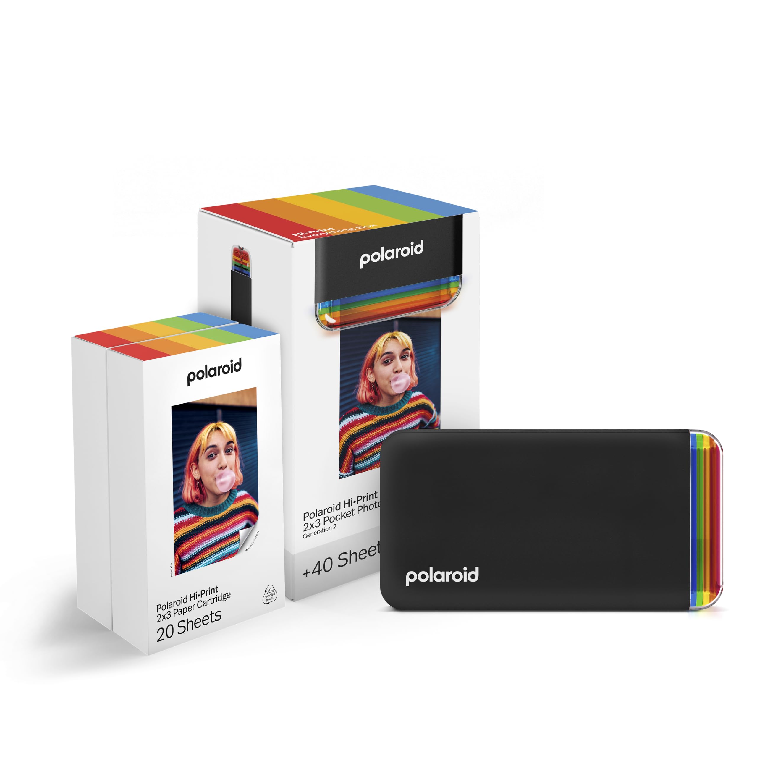 Foto 5 pulgar | Impresora Fotográfica ce Bolsillo Polaroid Hi-print 2ª Generación +40 Fotos - Venta Internacional