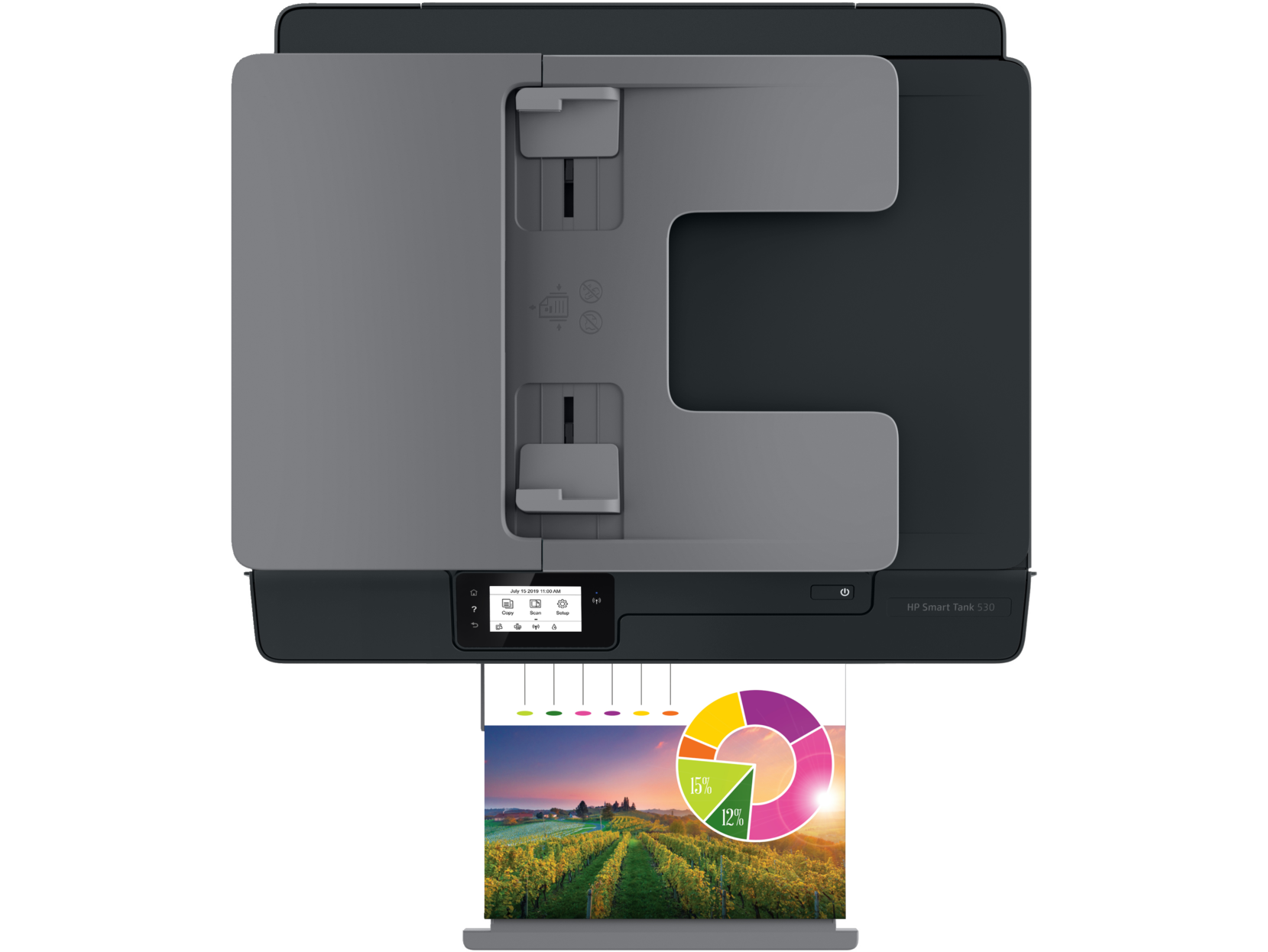 Foto 5 | Impresora Multifuncional HP Smart Tank 530 Tinta Continua Color Wi-fi Smart App ADF Alimentador Automático 4SB24A