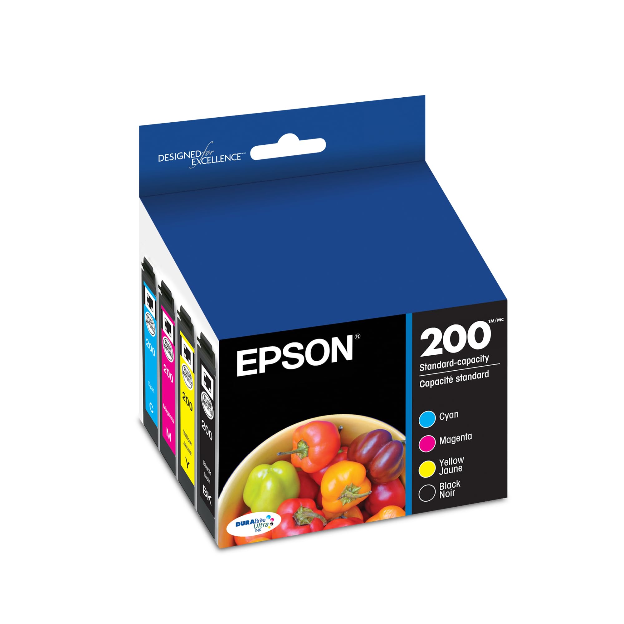 Foto 2 pulgar | Cartucho De Tinta Epson 200 Durabrite Ultra T200120-bcs Black & Color - Venta Internacional.