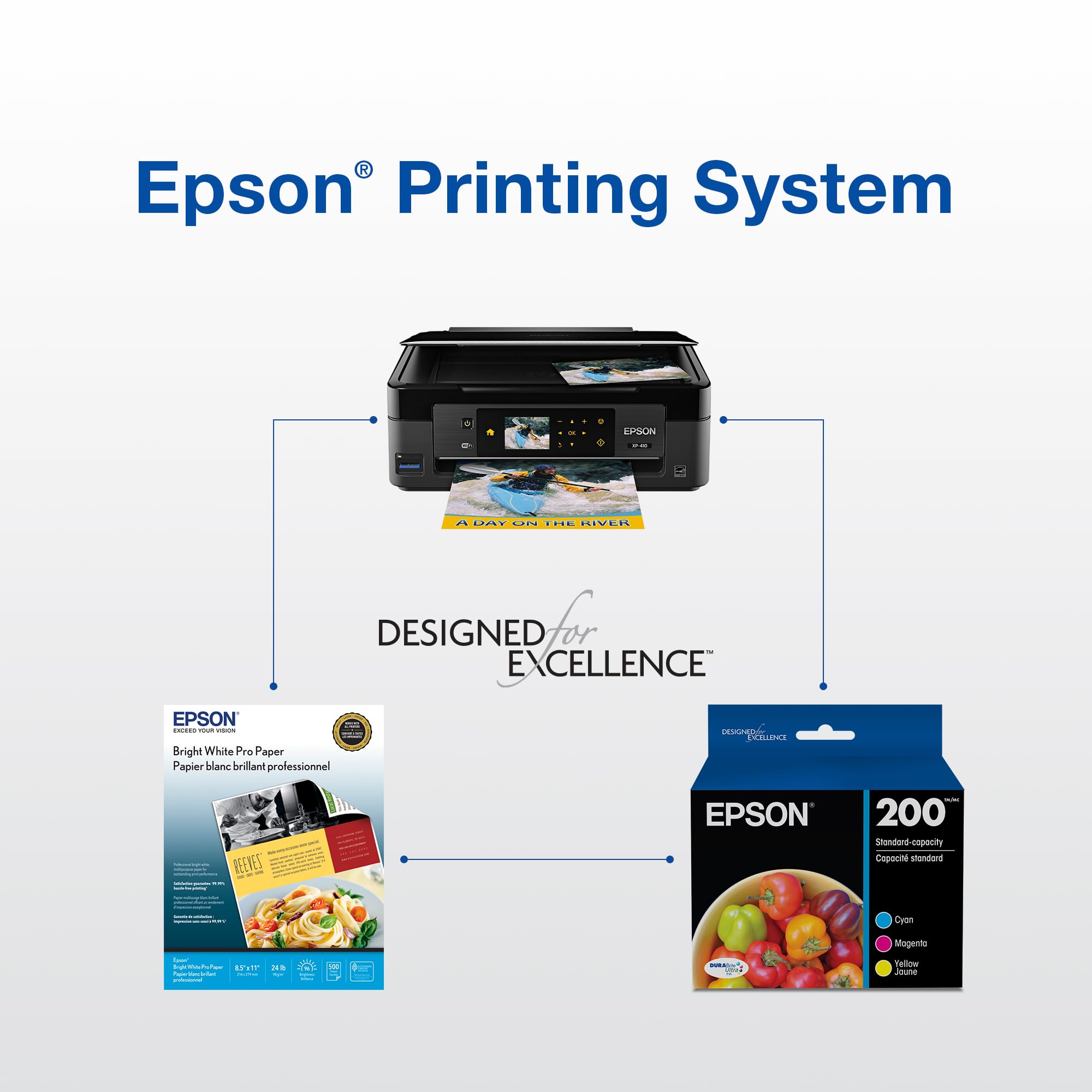 Foto 7 pulgar | Cartucho De Tinta Epson 200 Durabrite Ultra T200120-bcs Black & Color - Venta Internacional.