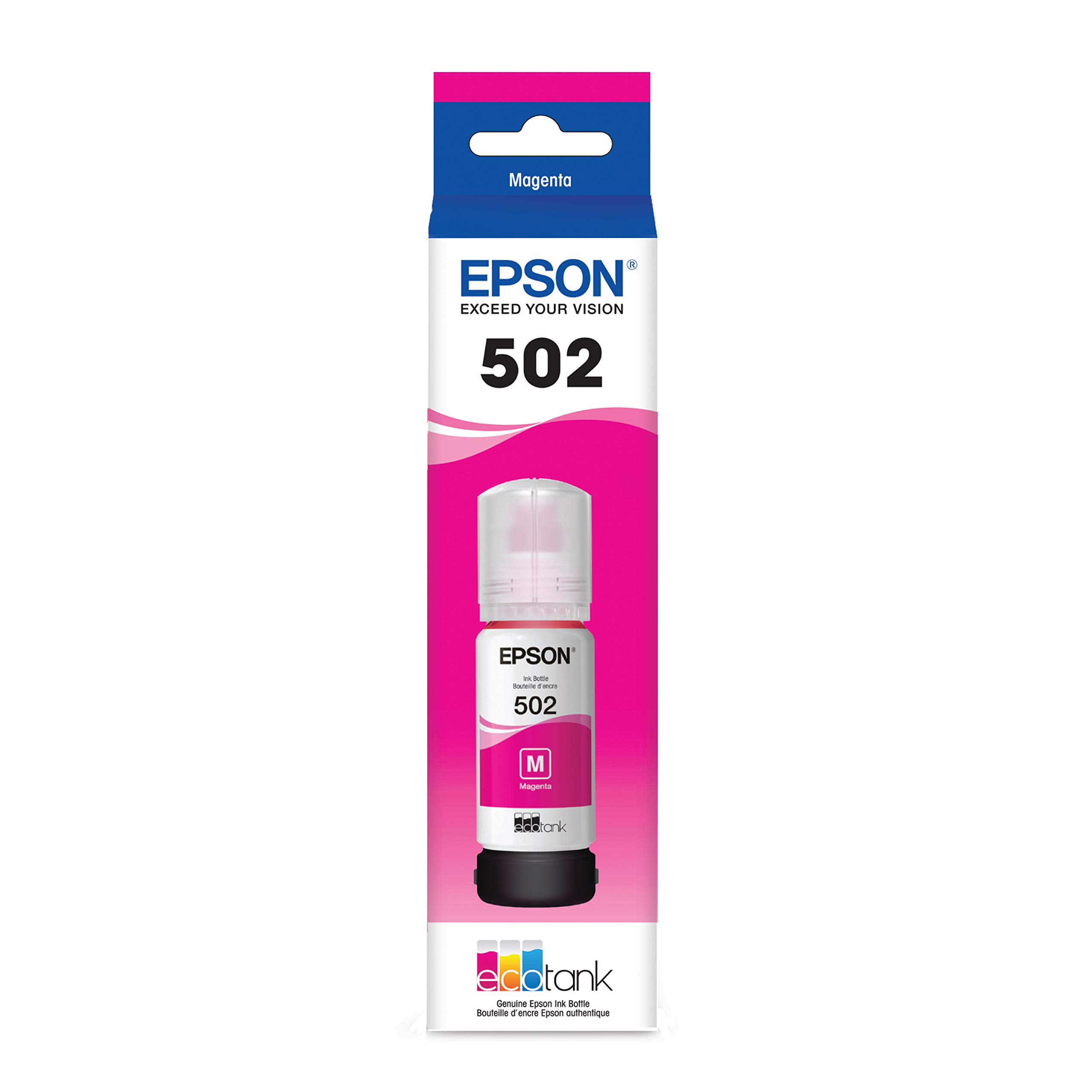 Botella De Tinta Epson 502 Ecotank De Ultra Alta Capacidad Magenta - Venta Internacional.