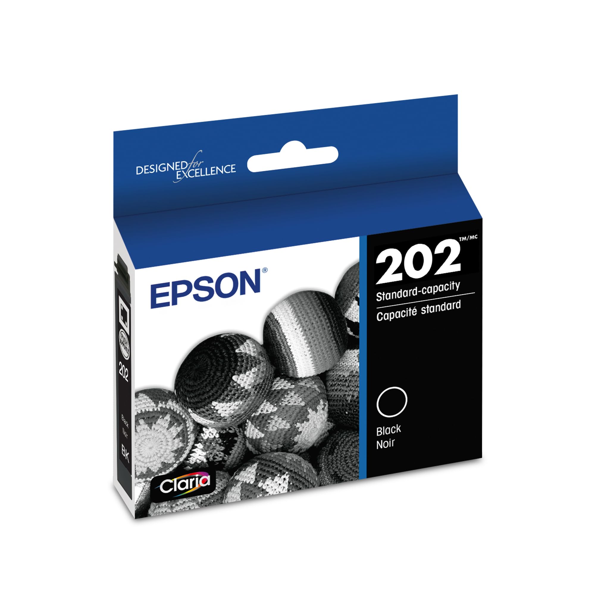 Foto 2 pulgar | Cartucho De Tinta Epson 202 Claria De Capacidad Estándar Negro T202120-s - Venta Internacional.