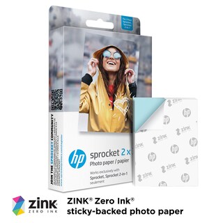 Foto 2 | Kit De Papel Fotográfico Hp 2x3 Premium Zink (paquete De 50) Con Álbum Y Funda - Venta Internacional.