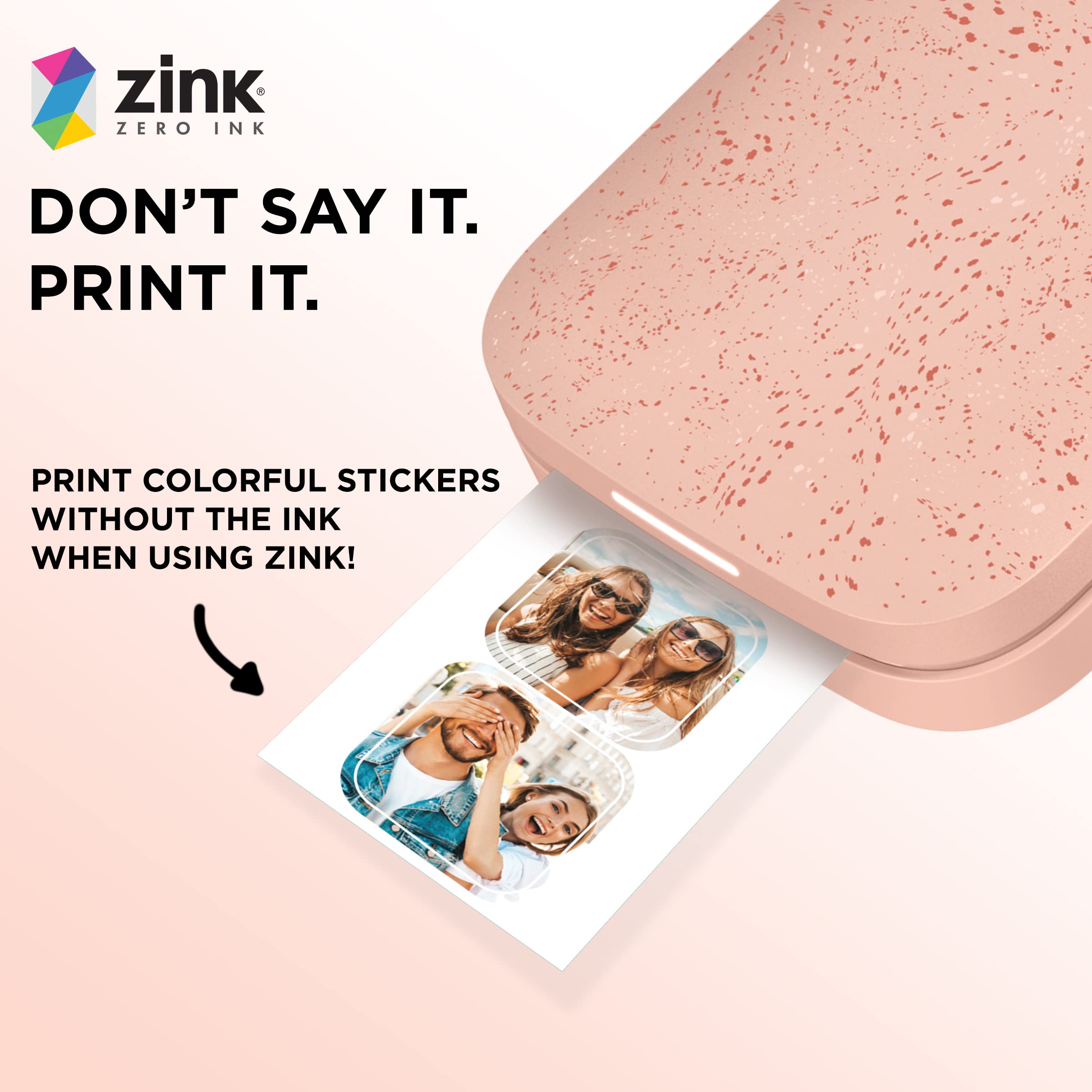 Foto 3 | Papel Fotográfico Hp Sprocket Adhesivo De Zinc Premium De 2 X 3 Pulgadas 30 Hojas - Venta Internacional