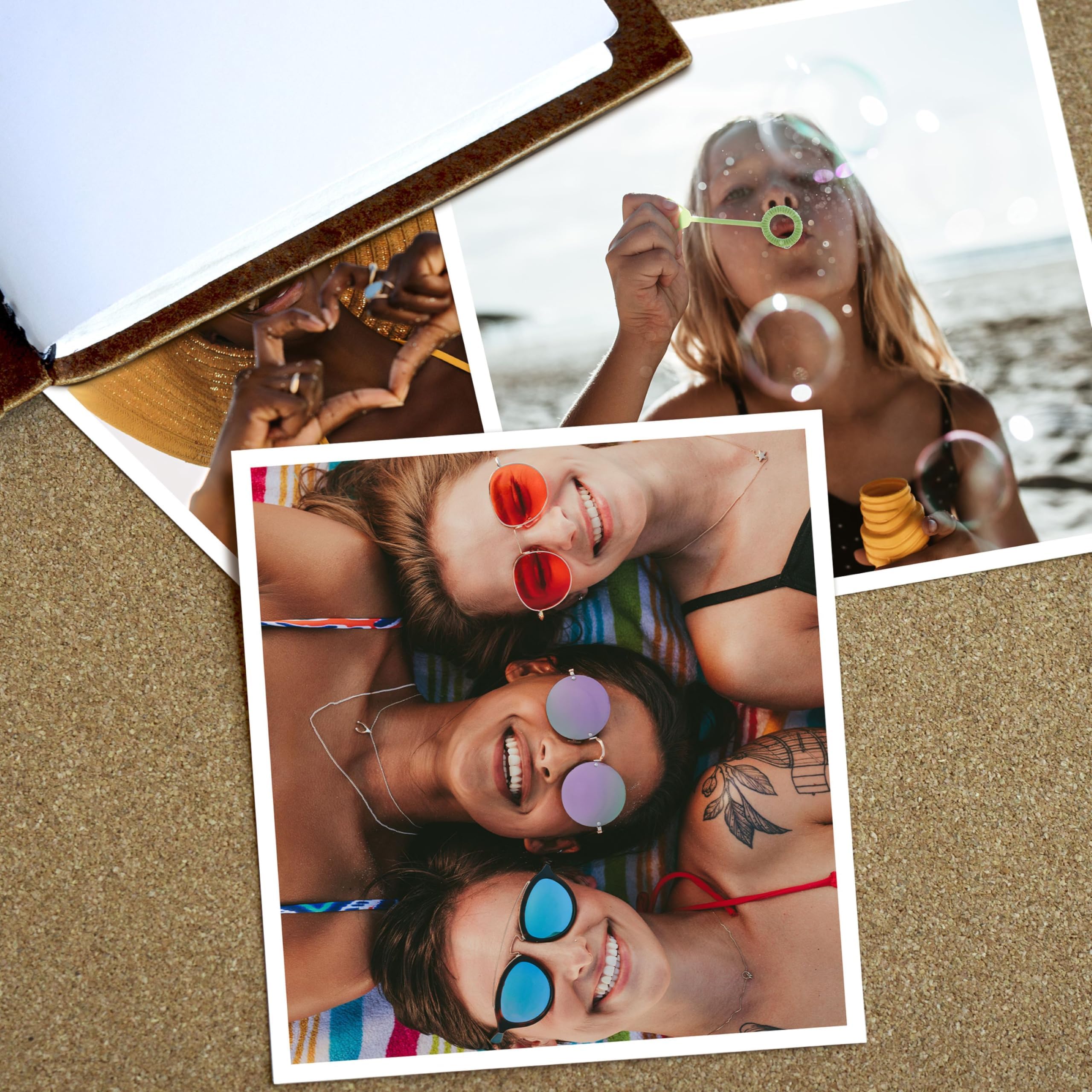 Foto 7 | Kit De Papel Fotográfico Hp Sprocket 9 X 11 Cm, 50 Hojas Con Estuche Y Álbum - Venta Internacional.
