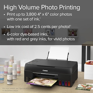 Foto 3 | Impresora Canon Pixma G620 Wireless Megatank Photo Todo-en-uno - Venta Internacional