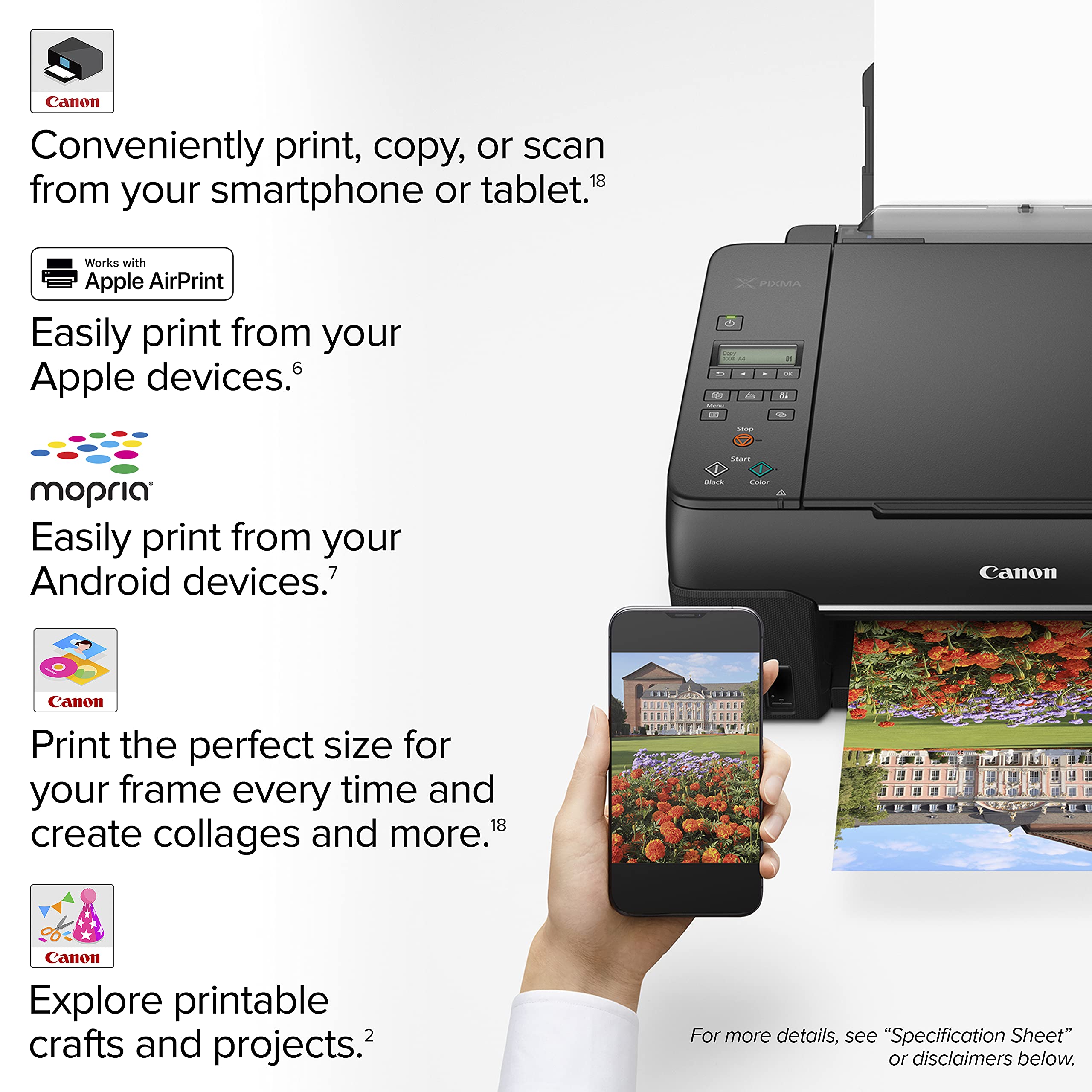 Foto 4 | Impresora Canon Pixma G620 Wireless Megatank Photo Todo-en-uno - Venta Internacional