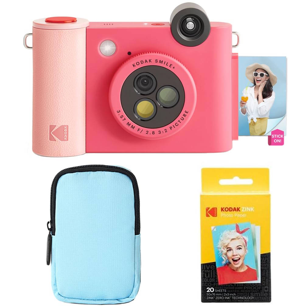 Foto 1 | Cámara Digital De Impresión Instantánea E Impresora Inalámbrica Kodak Smile+ - Venta Internacional.