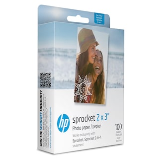 Foto 1 | Papel Fotográfico Hp Sprocket 2x3 Premium Zink Back (100 Hojas) - Venta Internacional.