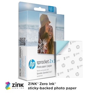 Foto 2 | Papel Fotográfico Hp Sprocket 2x3 Premium Zink Back (100 Hojas) - Venta Internacional.