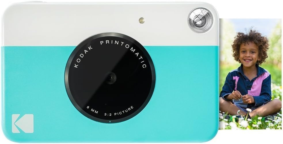 Foto 2 | Cámara Instantánea Kodak Printomatic Blue + Zink Paper, 20 Hojas - Venta Internacional.