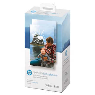 Foto 1 | Papel Fotográfico Y Cartuchos Para Hp Sprocket Studio Plus - Venta Internacional.
