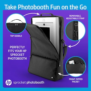Foto 4 | Funda De Transporte Hp Sprocket Photobooth Acolchada Con Correa Negra - Venta Internacional.