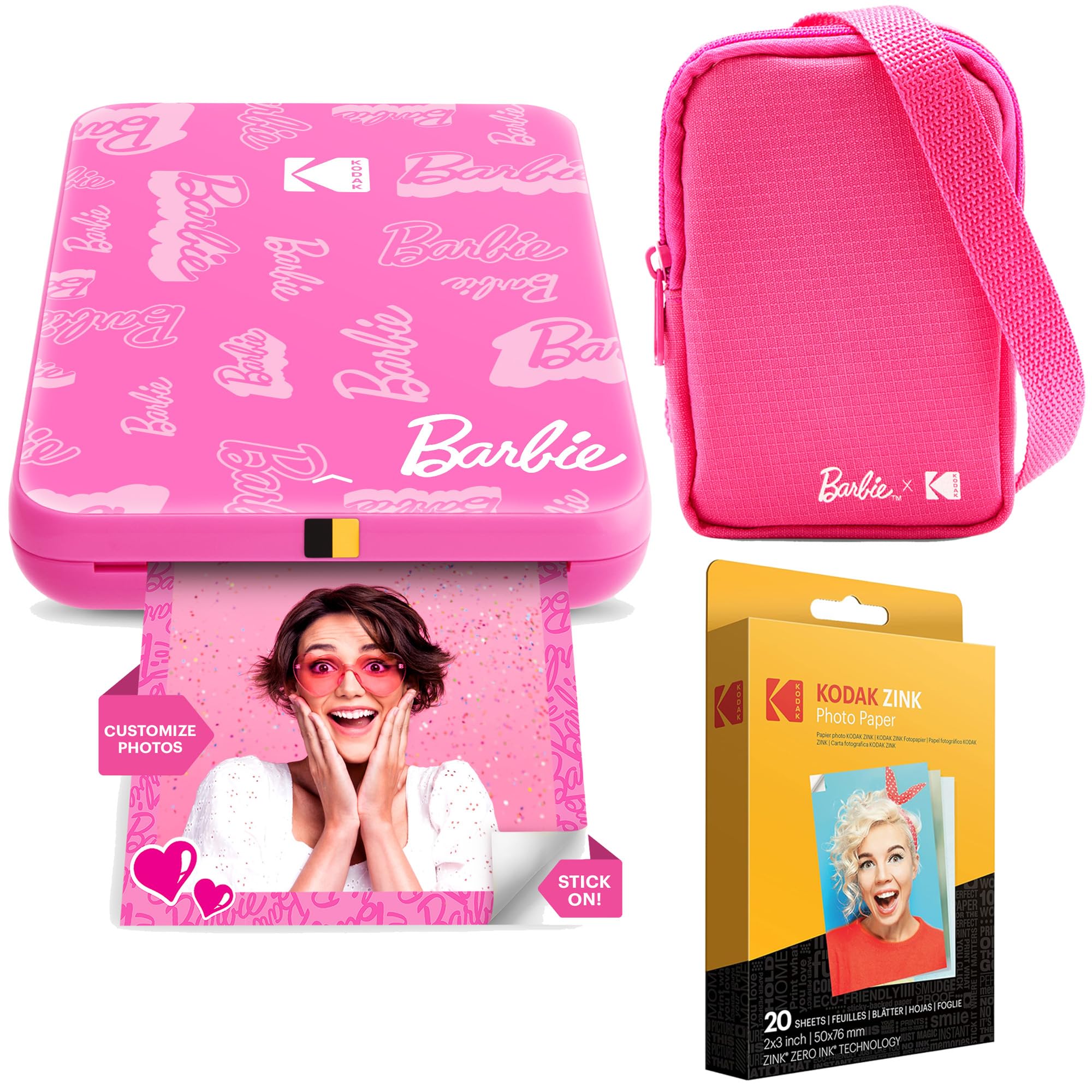 Foto 2 pulgar | Impresora Fotográfica Kodak X Barbie Step Slim Wireless + Case - Venta Internacional.