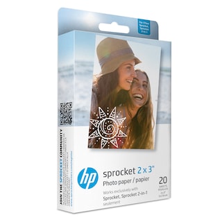Foto 1 | Papel Fotográfico Hp Sprocket 2x3 Premium Zink Back (20 Hojas) - Venta Internacional.