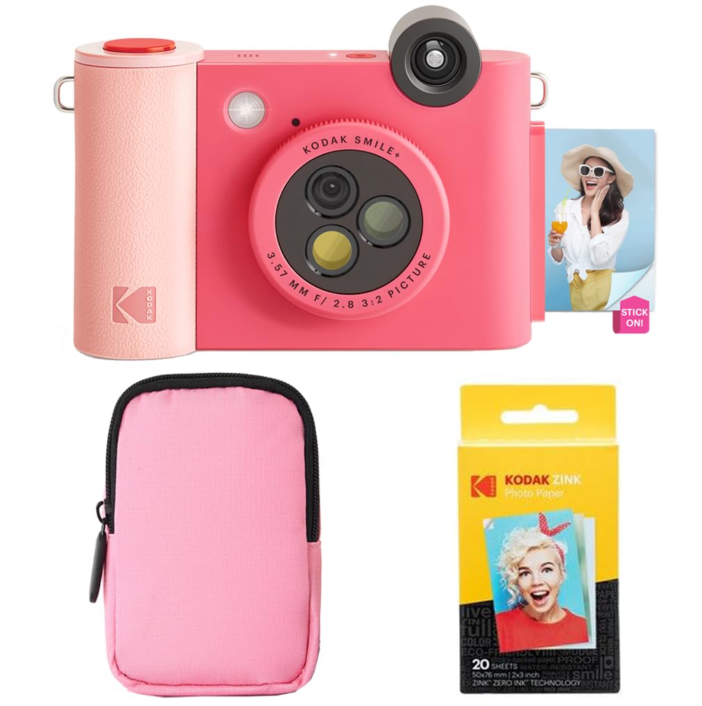 Foto 1 | Cámara Digital De Impresión Instantánea E Impresora Inalámbrica Kodak Smile+ - Venta Internacional.