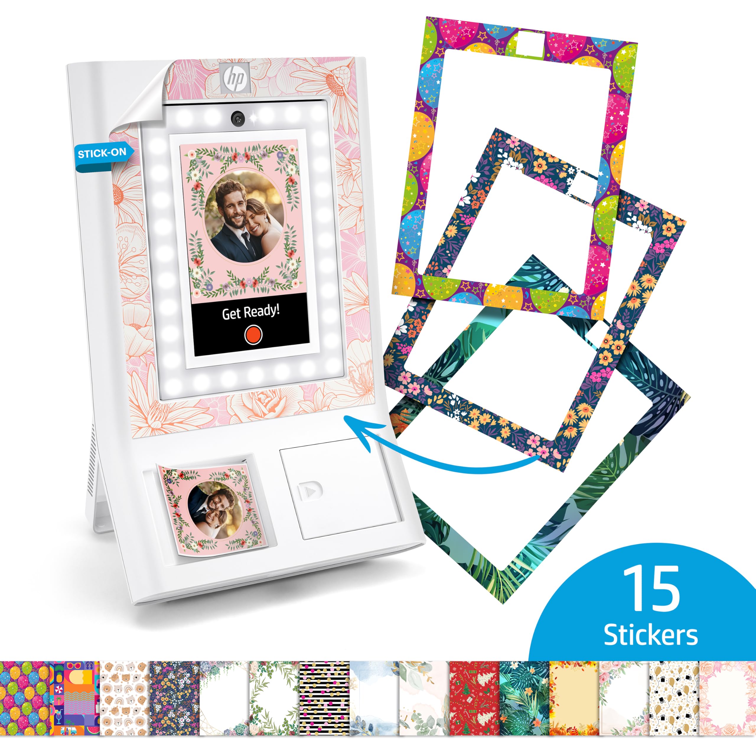 Foto 7 pulgar | Paquete De 15 Marcos Adhesivos Para Hp Sprocket Photobooth Hp - Venta Internacional.