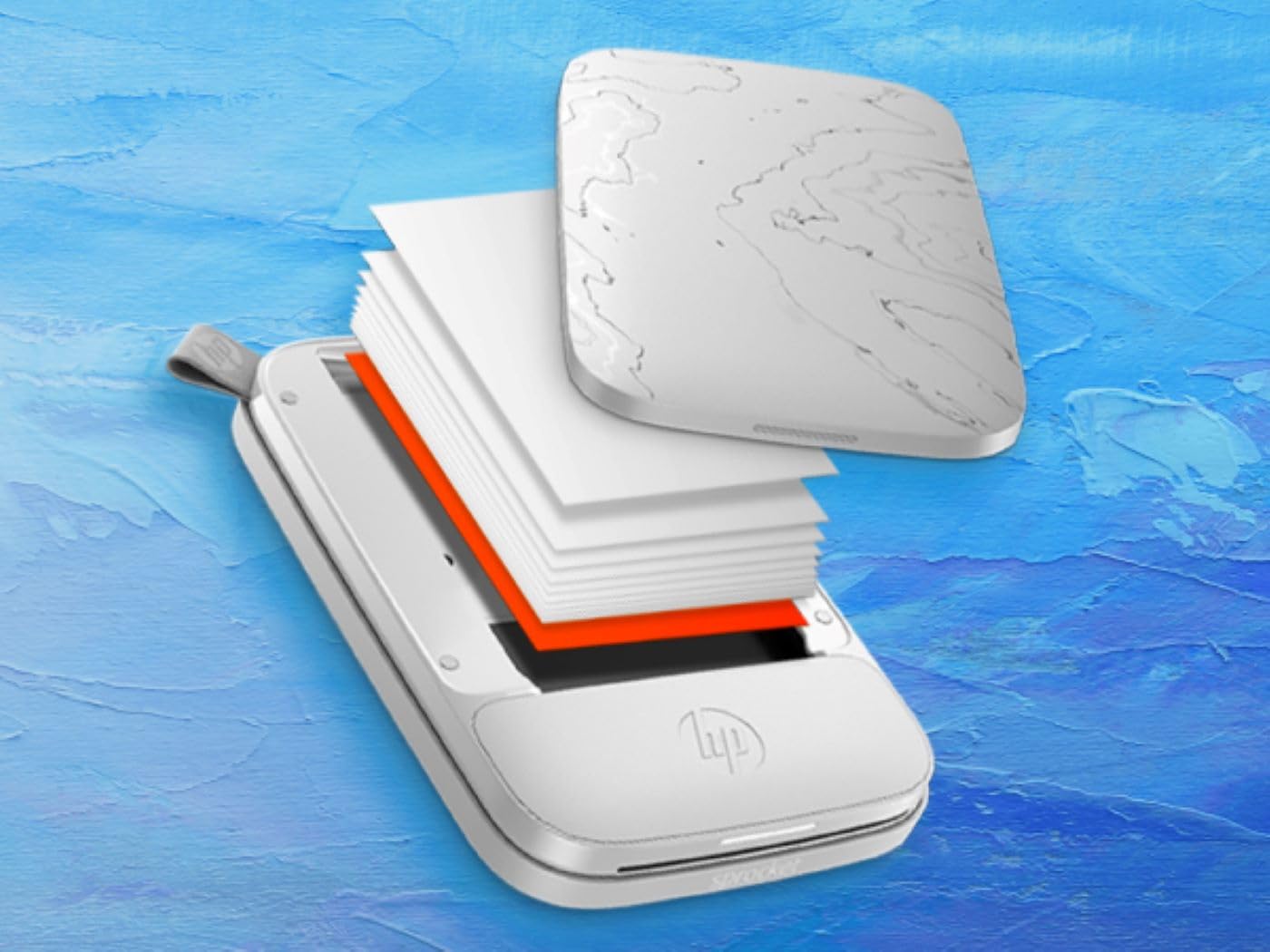 Foto 4 pulgar | Papel Fotográfico Hp Sprocket, 2.3 X 3.4 Pulgadas, Zincado, Parte Trasera Adhesiva (50 Hojas) - Venta Internacional.