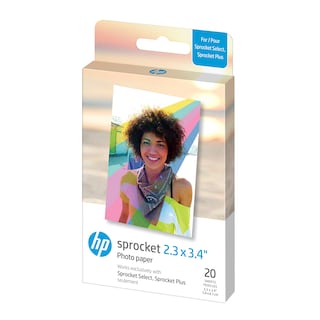Foto 1 | Papel Fotográfico Hp Sprocket Premium Zink De 2,3 X 3,4 Pulgadas, 20 Hojas - Venta Internacional.