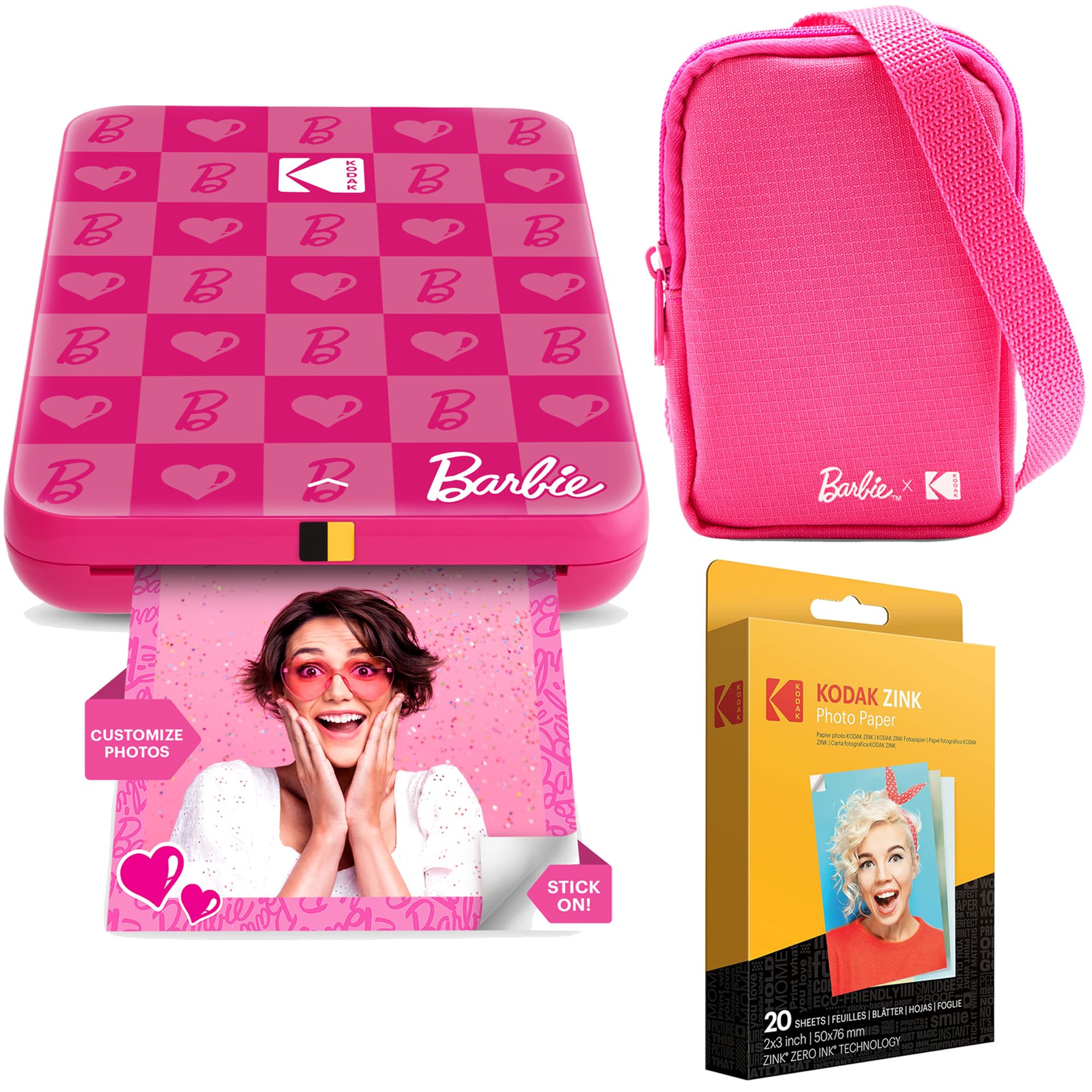 Foto 2 pulgar | Impresora Fotográfica Kodak X Barbie Step Slim Wireless + Case - Venta Internacional.