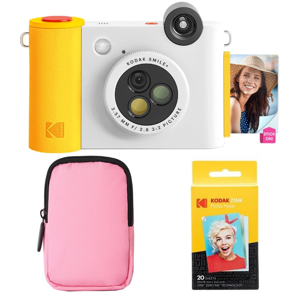 Foto 2 pulgar | Cámara E Impresora Kodak Smile+ 2 En 1 Con Estuche Y Paquete De Papel - Venta Internacional.