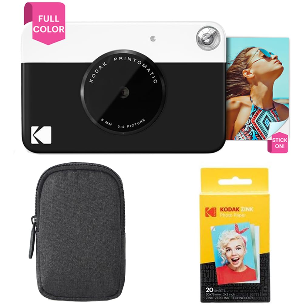 Foto 1 | Cámara De Impresión Instantánea Kodak Printomatic Starter Bundle Negra - Venta Internacional.