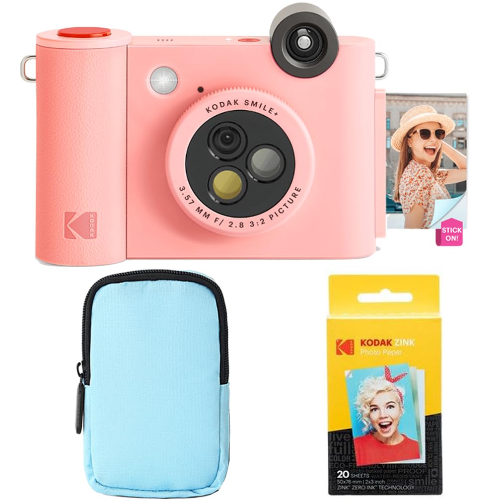 Cámara Digital De Impresión Instantánea E Impresora Bluetooth Kodak Smile+ - Venta Internacional.
