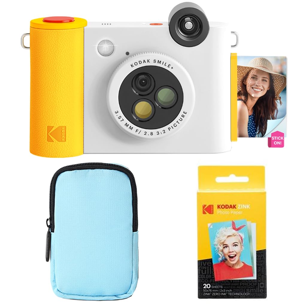 Paquete Básico De Cámara E Impresora Kodak Smile+ 2 En 1 De 10 Mp - Venta Internacional.