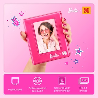Foto 7 | Impresora Fotográfica Kodak X Barbie Step Slim Wireless + Funda + Álbum - Venta Internacional.