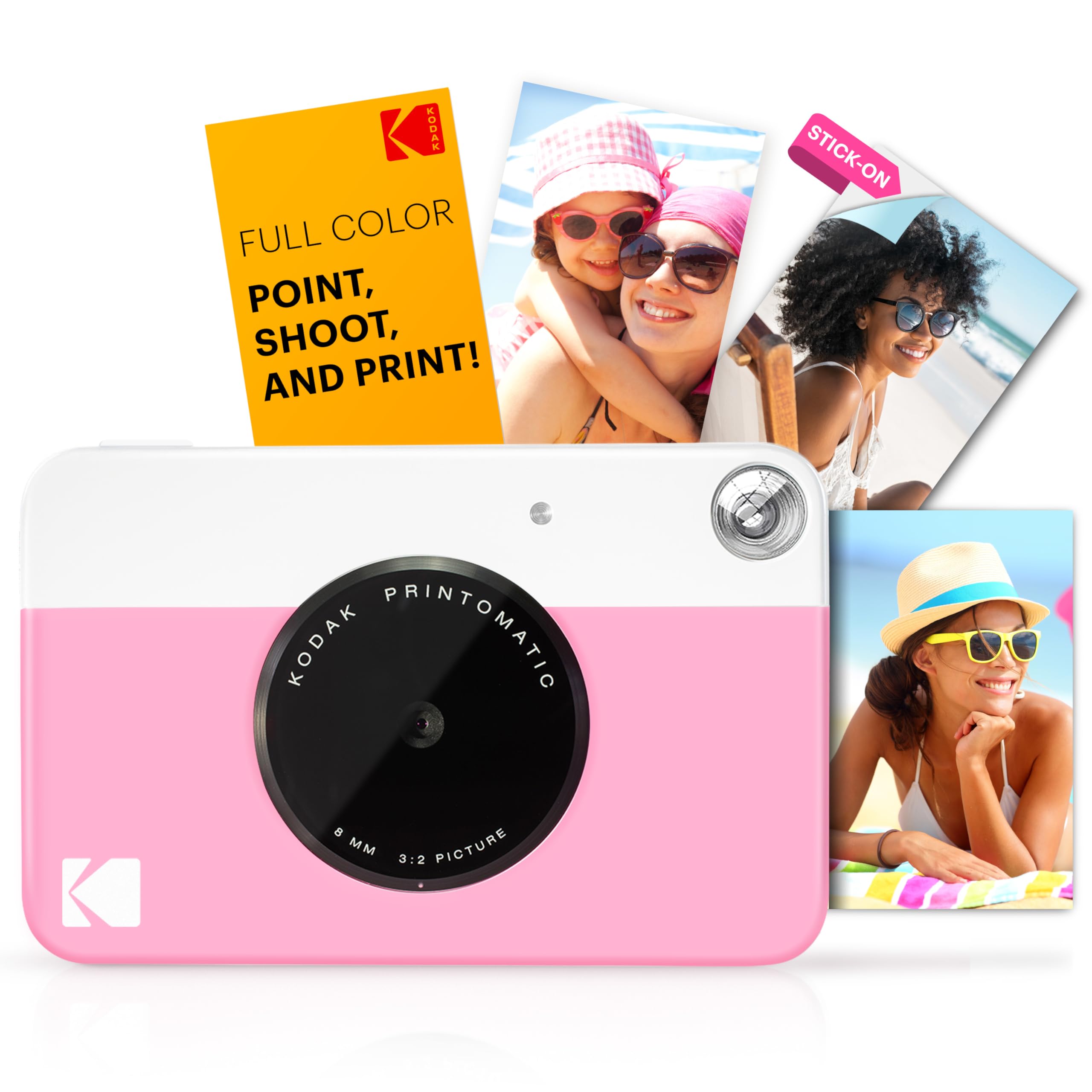 Foto 3 pulgar | Cámara Digital Kodak Printomatic De 5 Mp Con Paquete De 75 Hojas, Color Rosa - Venta Internacional.