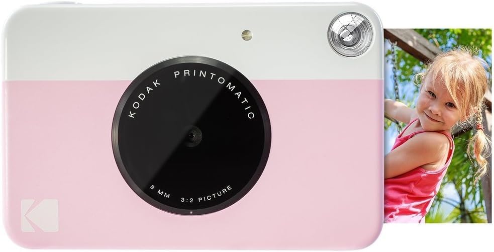 Foto 2 | Papel Zincado Rosa Para Cámara Instantánea Kodak Printomatic, 20 Hojas - Venta Internacional.