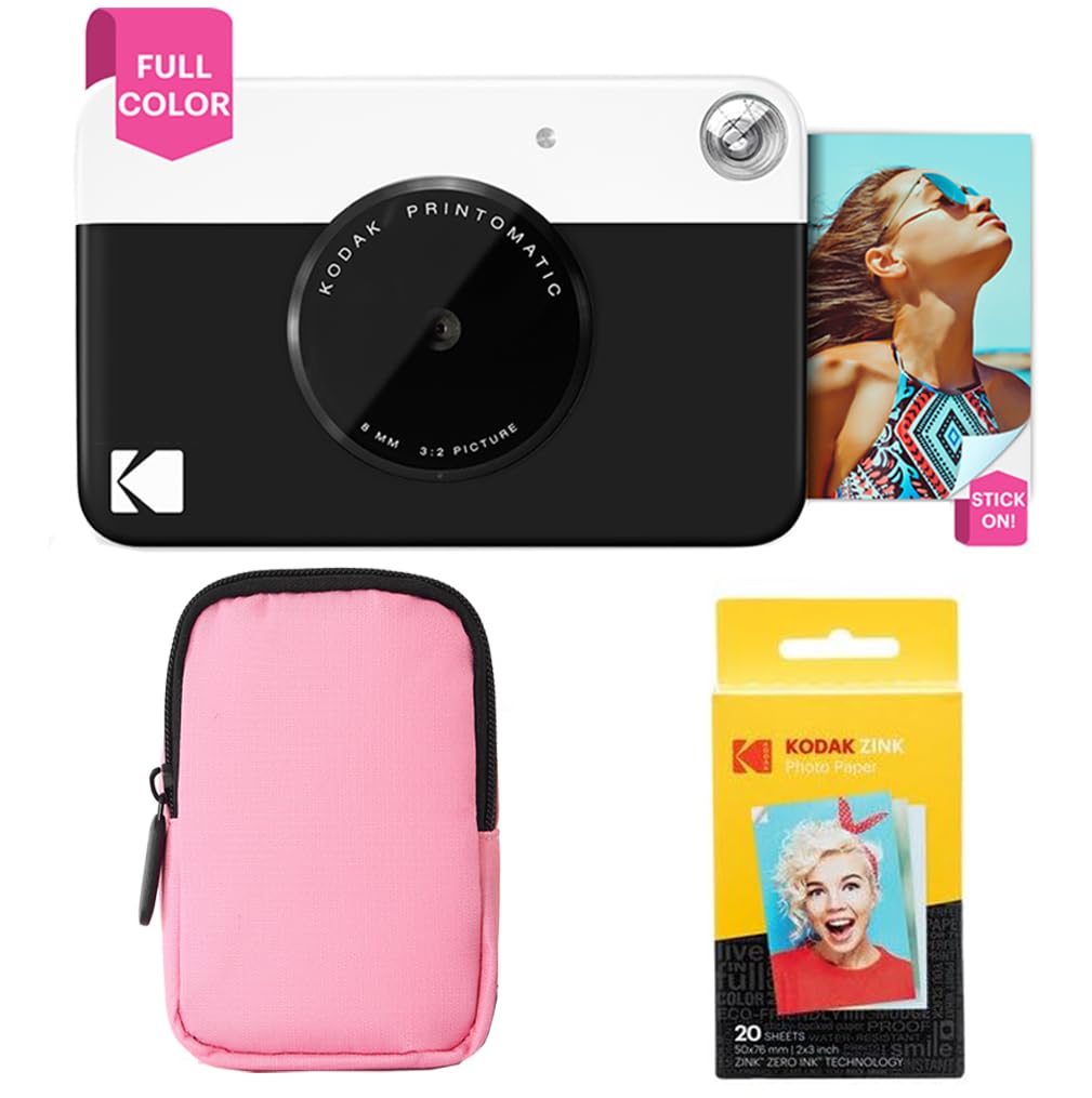Foto 1 | Cámara De Impresión Instantánea Kodak Printomatic Starter Bundle Negra - Venta Internacional.