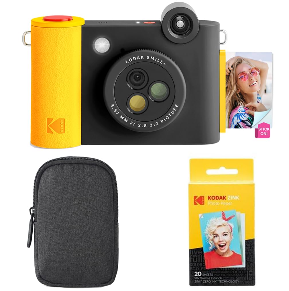 Foto 2 pulgar | Cámara E Impresora Kodak Smile+ 2 En 1 Con Estuche Y Papel De 10 Mp - Venta Internacional.