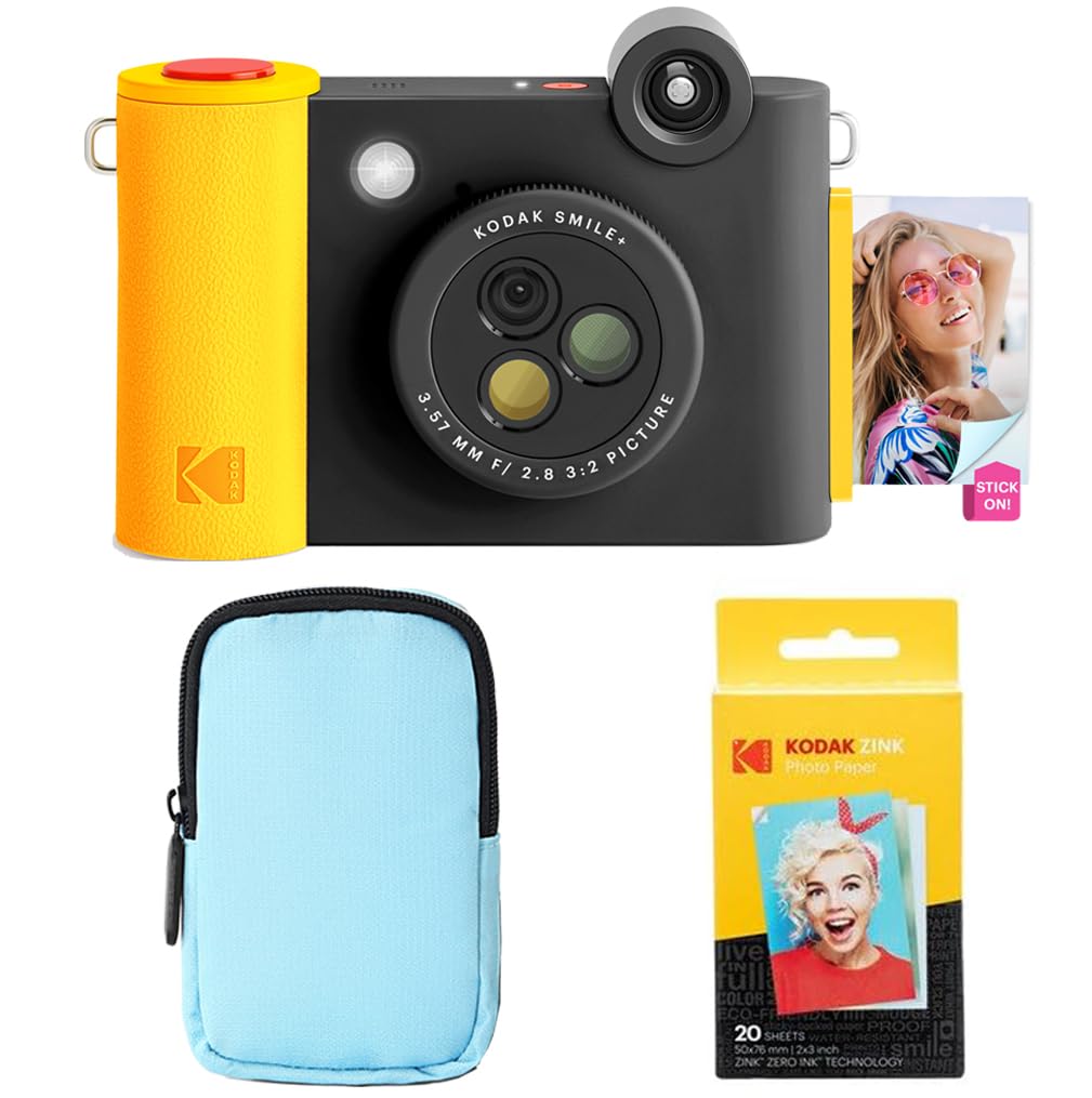 Foto 2 pulgar | Cámara E Impresora Kodak Smile+ 2 En 1 Con Estuche Y Papel De 10 Mp - Venta Internacional.